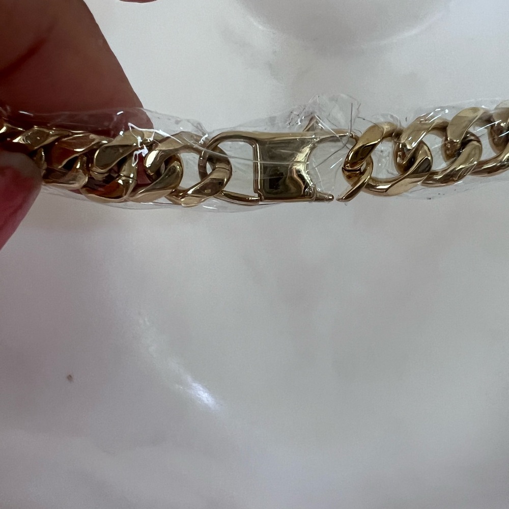 Rare-Romance Pearl Cuban Chain/Choker - Picture 5 of 9